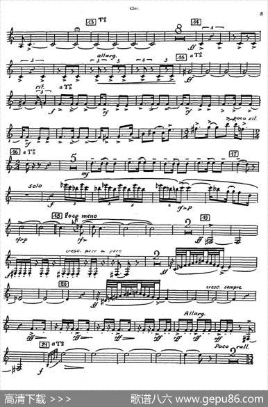 Nonetto（单簧管分谱）