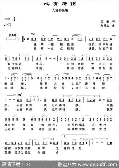 心有所伤 - 王敏|刘续红