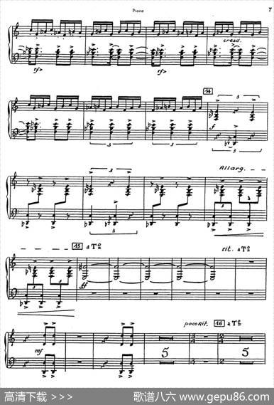 Nonetto（钢琴分谱）