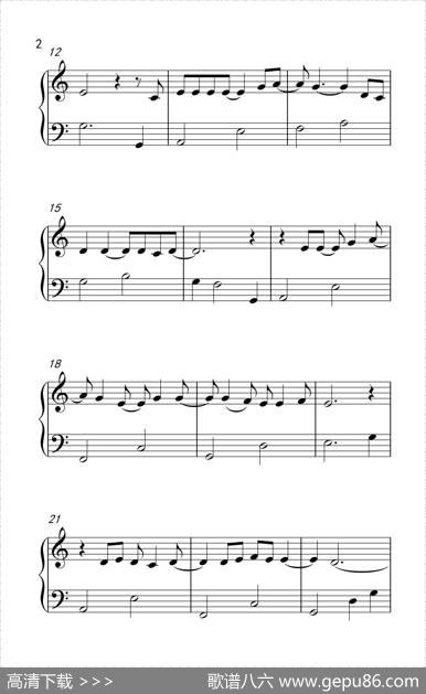 LetitGo（《弹吧音教》制谱版）