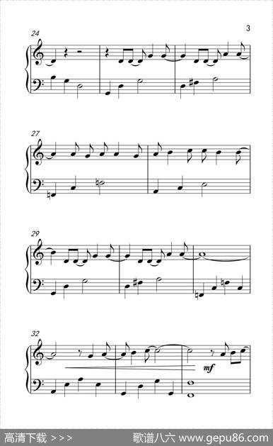 LetitGo（《弹吧音教》制谱版）