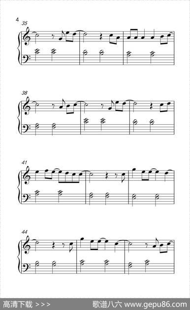 LetitGo（《弹吧音教》制谱版）