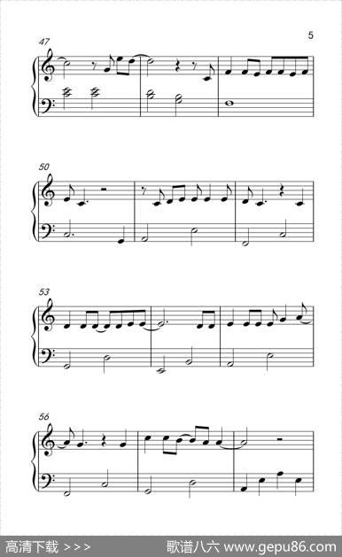 LetitGo（《弹吧音教》制谱版）