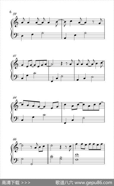 LetitGo（《弹吧音教》制谱版）