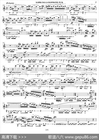 LustrationforTheMillennium（高音萨克斯独奏）