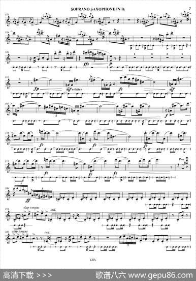 LustrationforTheMillennium（高音萨克斯独奏）