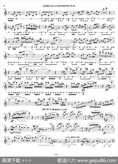 LustrationforTheMillennium（高音萨克斯独奏）