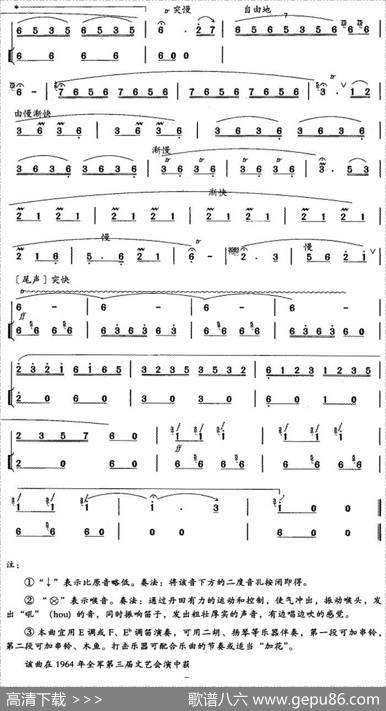 笛箫七级考级曲目：赞家乡|胡结续