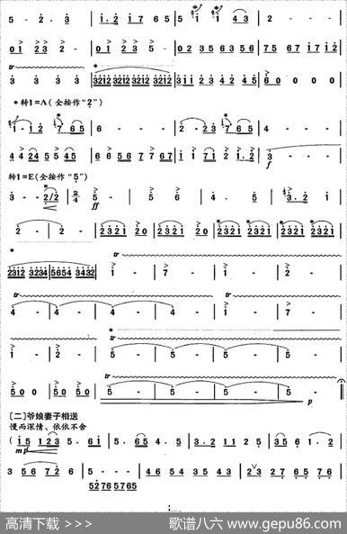 笛箫十级考级曲目：兵车行|胡结续