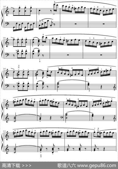 C大调小奏鸣曲Op.20No.1（库劳作曲版）|库劳作曲足球小将制谱
