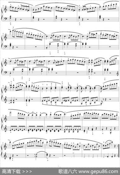 库劳C大调钢琴小奏鸣曲（Op.55，No.1）（足球小将制谱版）|库劳作曲足球小将制谱