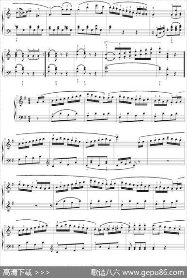库劳C大调钢琴小奏鸣曲（Op.55，No.2）（足球小将制谱版）|库劳作曲足球小将制谱