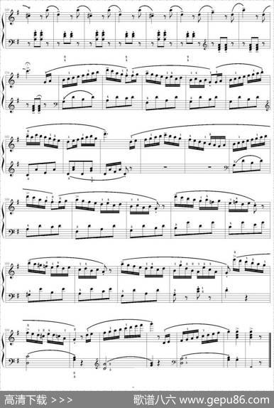 库劳C大调钢琴小奏鸣曲（Op.55，No.2）（足球小将制谱版）|库劳作曲足球小将制谱