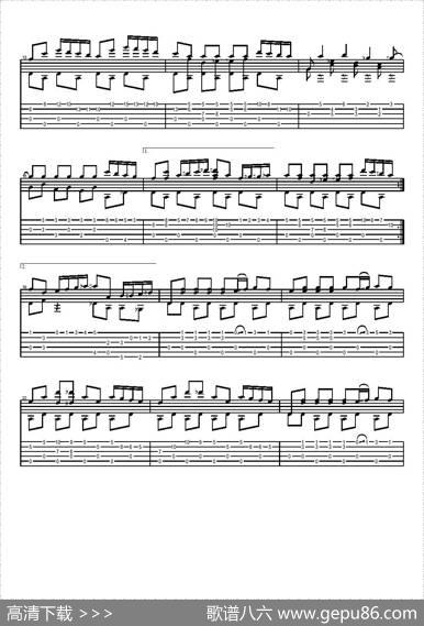 Danceofthelittleswans（五线谱+六线谱）|柴可夫斯基