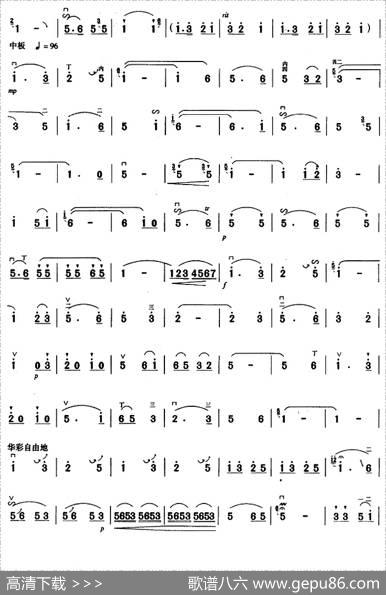 二胡独奏曲选：苍山歌声永不落|汤良德编曲