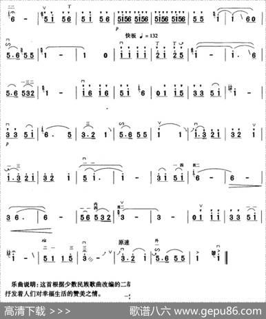 二胡独奏曲选：苍山歌声永不落|汤良德编曲