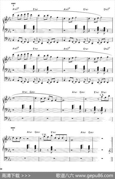 Paradiso（双排键电子琴谱）