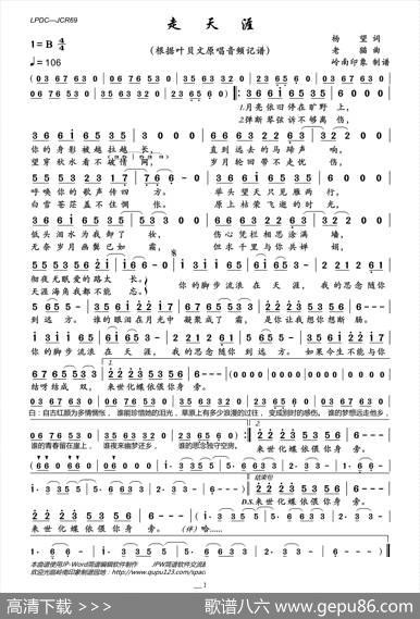 走天涯（原唱叶贝文版本） - 杨望|老猫