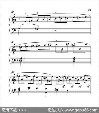 奏鸣曲Opus2Nr.2第四乐章（贝多芬奏鸣曲集1）|贝多芬