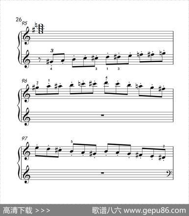 奏鸣曲Opus2Nr.2第四乐章（贝多芬奏鸣曲集1）|贝多芬