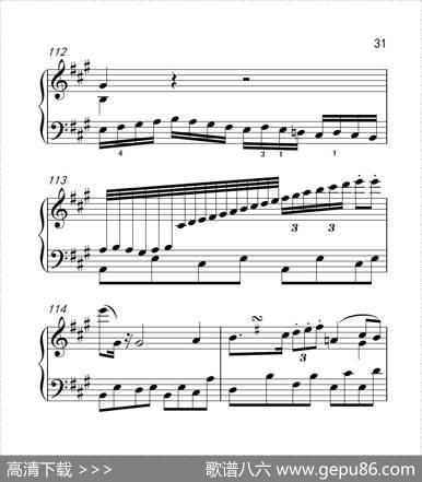 奏鸣曲Opus2Nr.2第四乐章（贝多芬奏鸣曲集1）|贝多芬