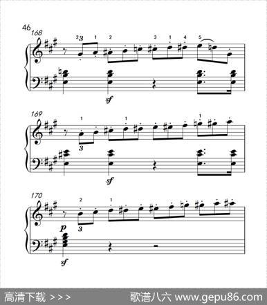 奏鸣曲Opus2Nr.2第四乐章（贝多芬奏鸣曲集1）|贝多芬