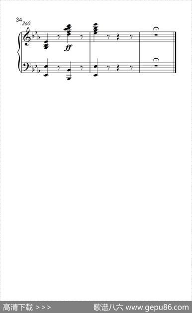 奏鸣曲Opus7第一乐章（贝多芬奏鸣曲集2）|贝多芬