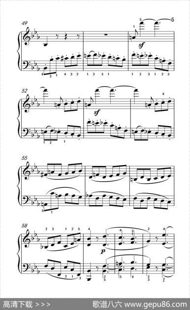 奏鸣曲Opus7第一乐章（贝多芬奏鸣曲集2）|贝多芬