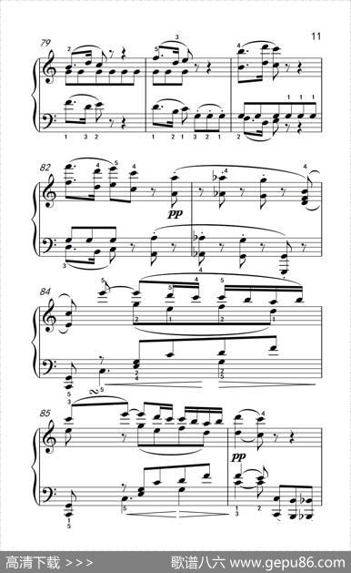 奏鸣曲Opus7第二乐章（贝多芬奏鸣曲集2）|贝多芬
