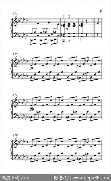 奏鸣曲Opus7第三乐章（贝多芬奏鸣曲集2）|贝多芬