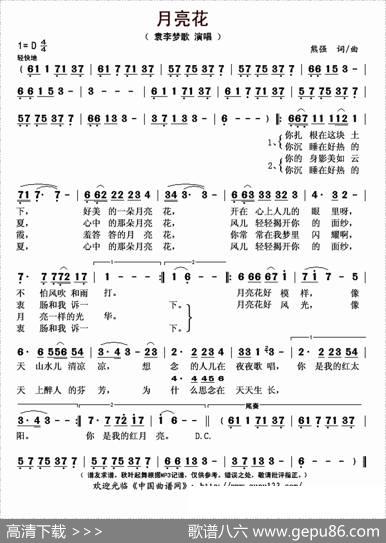 月亮花（熊强词曲） - 熊强|熊强
