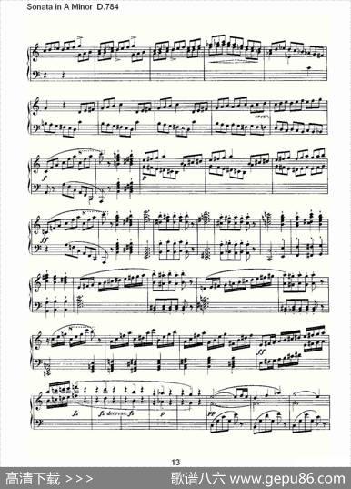 SonatainAMinorD.784（A小调奏鸣曲D.784）