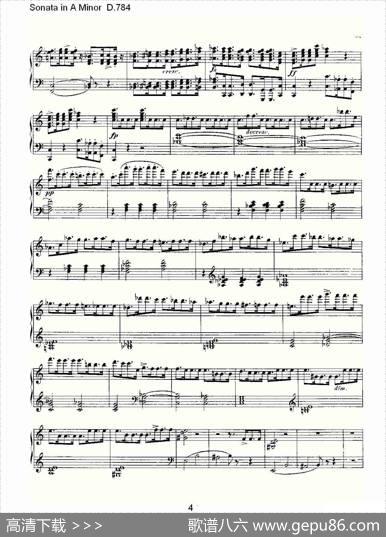 SonatainAMinorD.784（A小调奏鸣曲D.784）