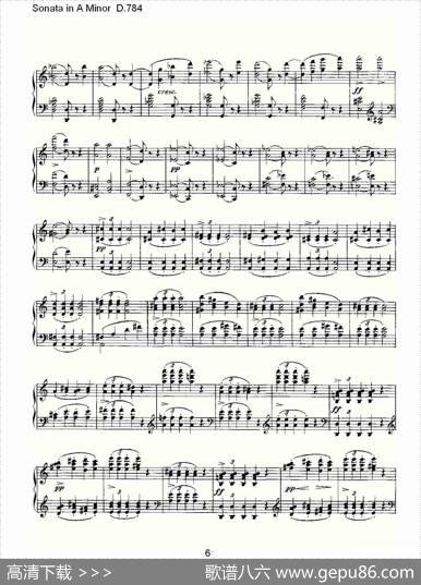 SonatainAMinorD.784（A小调奏鸣曲D.784）