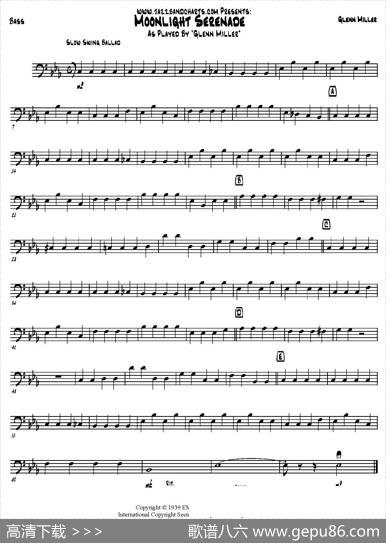 MoonlightSerenade（贝司分谱）