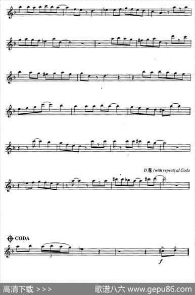 ANightInTunisia（次中音萨克斯）