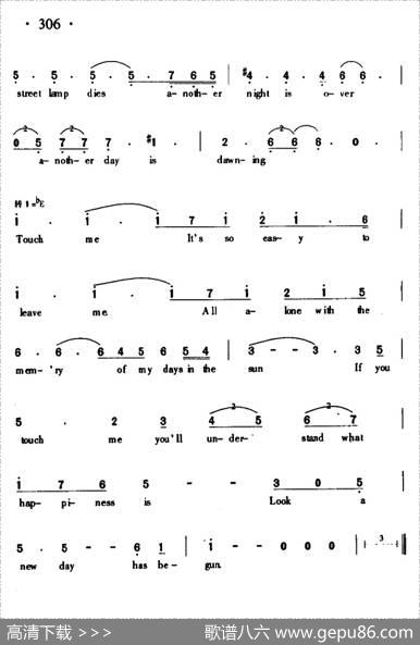 Memory（回忆）（fromCats） - TREVORNUNNafterT.S.ELIOT|ANDREWLLOYDWEBBER