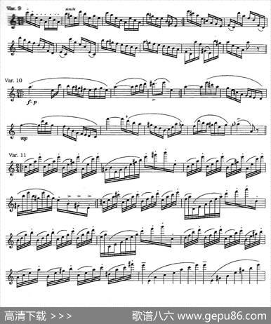 Caprice，Op.1，No.24（帕格尼尼第24首随想曲）