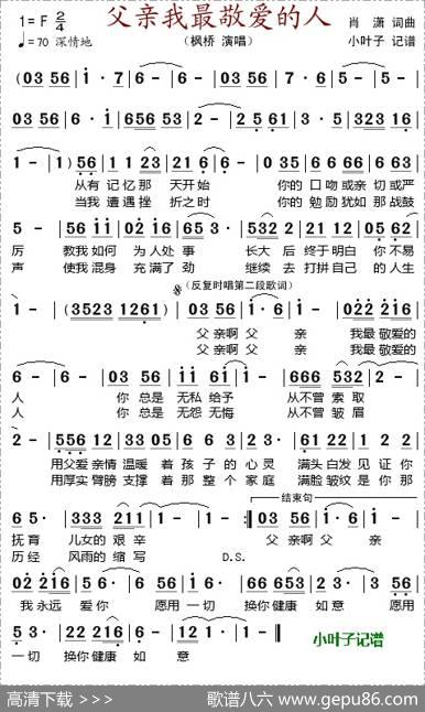 父亲我最敬爱的人 - 肖潇|肖潇