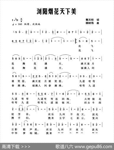 浏阳烟花天下美 - 郭天柱|柳树伟