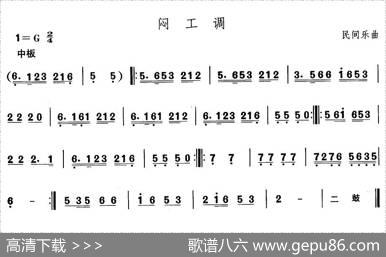 中国民族民间舞曲选（一)东北秧歌：闷工）