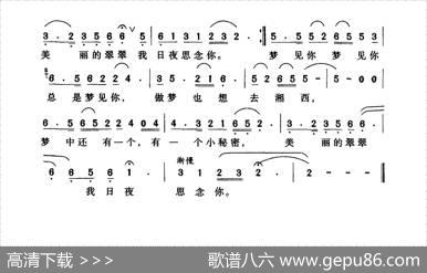 做梦也想去湘西（金沙词李汉民曲） - 金沙|李汉民