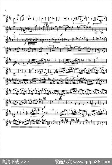 Movement（四重奏高音萨克斯分谱）