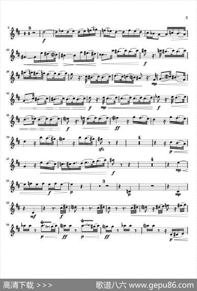 Movement（四重奏高音萨克斯分谱）