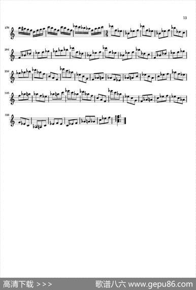Movement（萨克斯四重奏与打击乐）（第一木琴分谱）