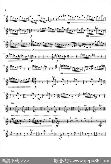 Movement（萨克斯四重奏与打击乐）（第一木琴分谱）