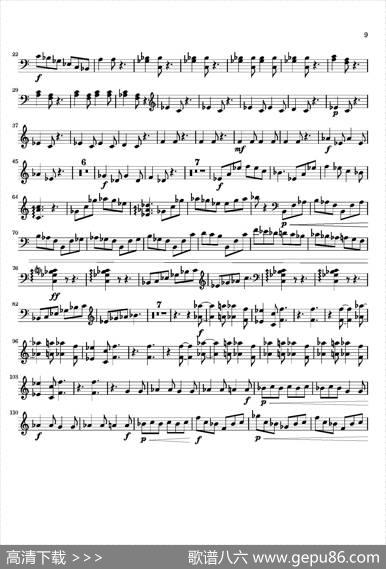 Movement（萨克斯四重奏与打击乐）（第二木琴分谱）