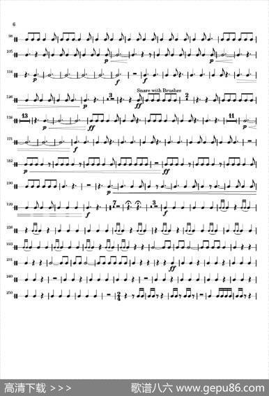 Movement（萨克斯四重奏与打击乐）（打击乐分谱）