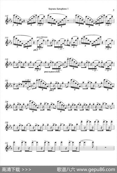 Tango（四重奏高音萨克斯分谱）