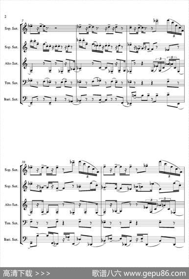 Tango（合奏总谱）